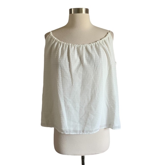 DKNY New With  Tags Swiss Dot Spaghetti Strap Swing Top Size Small - Picture 1 of 12